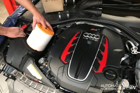 Logbook Service - AUDI filter change